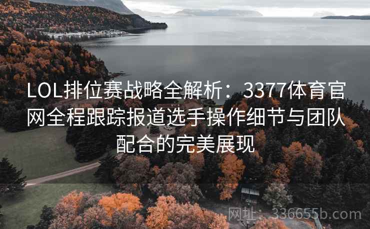 LOL排位赛战略全解析：3377体育官网全程跟踪报道选手操作细节与团队配合的完美展现