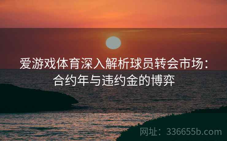 爱游戏体育深入解析球员转会市场：合约年与违约金的博弈