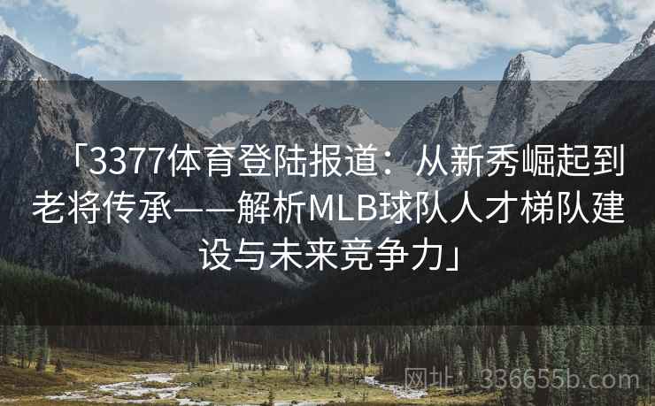 「3377体育登陆报道：从新秀崛起到老将传承——解析MLB球队人才梯队建设与未来竞争力」